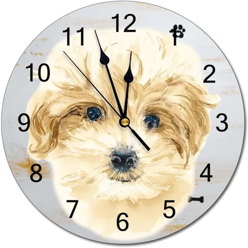 Miniatura 14 de ArogGeld Reloj de pared retro Corgi arco iris madera orgullo gay amante perro regalo LGBT cuarzo silencioso hogar colgante decorativo para sala