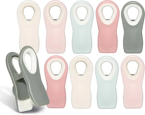 Miniatura 41 de COOK WITH COLOR Clips para bolsas de chips con imán para almacenamiento de alimentos con agarre hermético para bolsas de pan, bolsas de aperitivos