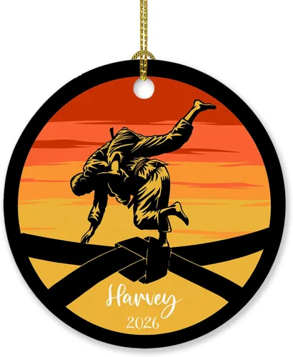 Miniatura 15 de Adorno personalizado de tiro con arco de Navidad 2025, adorno de Navidad con arco y flecha, regalo con nombre de arquero, año, adorno de jugador