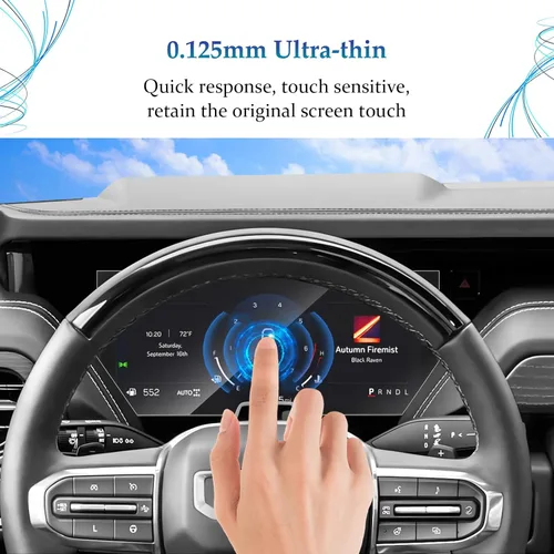 Miniatura 2 de SKTU Paquete de 2 protectores de pantalla para GMC Yukon 2025 2026 de 11 pulgadas para GMC Yukon 2025+