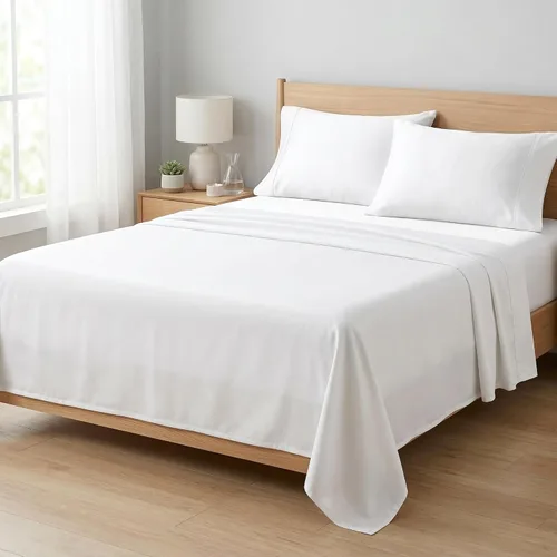 Miniatura 13 de Beckham Hotel Collection Juego de sábanas tamaño Twin 100% algodón, ropa de cama de satén de lujo 500TC, bolsillo profundo de 16", que absorbe