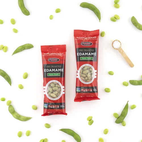 Miniatura 3 de Seapoint Farms - Edamame crujiente tostado en seco, bocadillo a base de plantas, 20 g de proteína, 2 ingredientes, sin aceites añadidos, vegano, sin