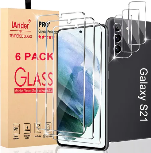 Miniatura 7 de Paquete de 2 protectores de pantalla de vidrio para Galaxy S8 Plus [bandeja de fácil instalación], protector de pantalla curvado 3D
