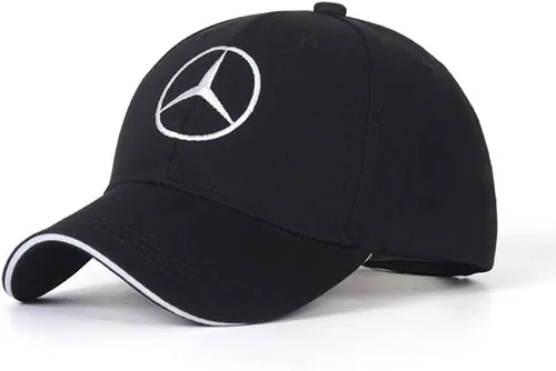 Westion Gorra de béisbol ajustable con logotipo bordado, color negro para hombres y mujeres, gorra de viaje para carreras de coche