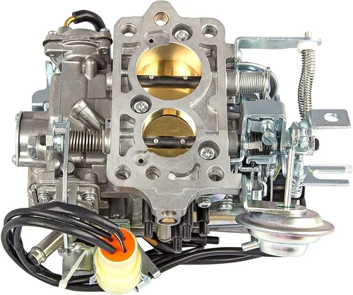 Miniatura 2 de Carburador de 2 barriles TOY-505 Compatible con camioneta To-yo-ta 22R Motor 1981-1987 con enchufe redondo 2.4L 2366cc 21100-35290 21100-35240