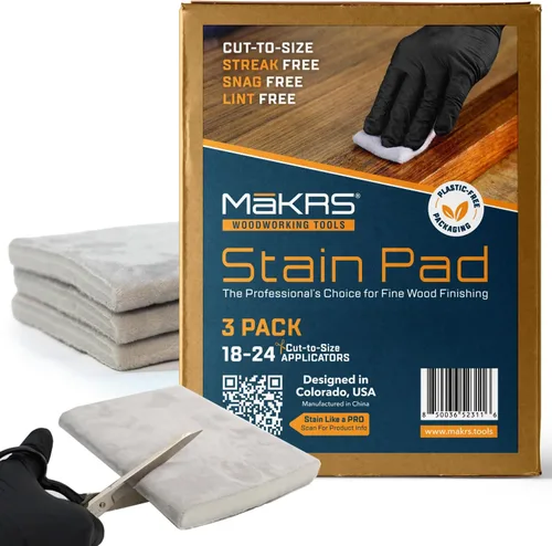 Miniatura 15 de MāKRS Almohadilla para Tinte de Doble Grosor, Almohadillas para Teñir Cortables a Medida, Paquete de 1, Aplicador Sin Pelusas, Sin Enganches, Sin