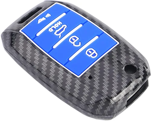 Miniatura 9 de Funda para llavero Kia Rio Optima Soul Sportage Sorento ABS Carbon
