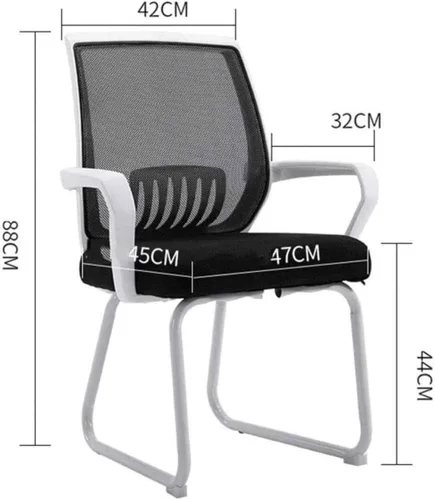Miniatura 2 de Silla ergonómica de escritorio de oficina, silla giratoria de malla para computadora con silla de oficina, silla de computadora, silla de personal