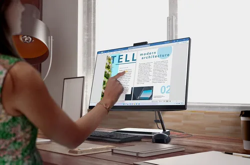 Miniatura 12 de Lenovo IdeaCentre AIO 3i - 2022 - Escritorio todo en uno - Pantalla táctil FHD de 27 pulgadas - Cámara de 5MP - Windows 11 Home - Memoria de 8 GB