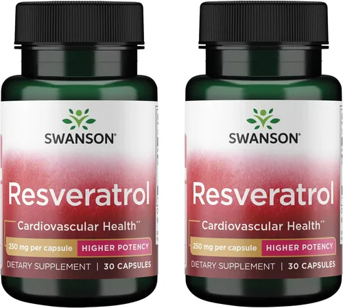 Miniatura 8 de Swanson Resveratrol - Mayor potencia 250 miligramos 30 cápsulas (1 paquete)