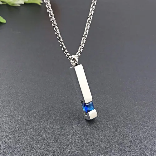 Miniatura 4 de YOUFENG collar con urna para cenizas, cubos de piedras natales, urna para cenizas humanas, collar de urna de cremación, relicario, recuerdo