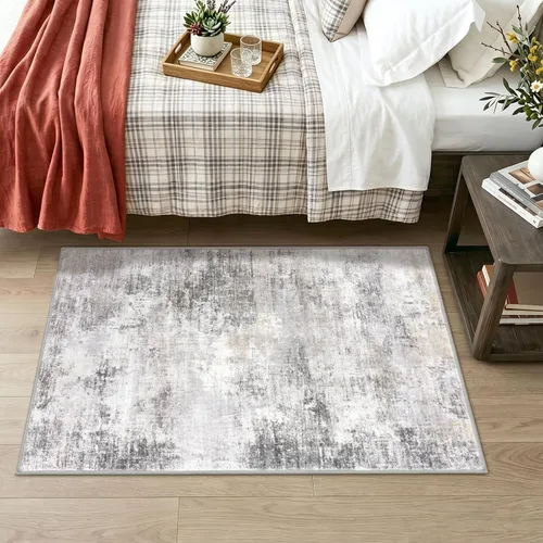 Miniatura 489 de IOHOUZE Alfombra abstracta lavable de 3 x 12 pies para pasillos, antideslizante para cocina, camino de entrada de lana sintética para interiores