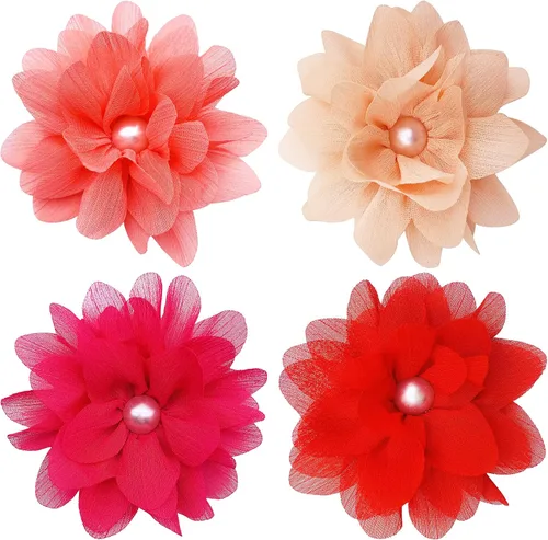 Miniatura 12 de PET SHOW Dijes de flores para perros pequeños de San Valentín, accesorios para perros medianos y grandes, gatos, cachorros, conejos, cerdos, lazos