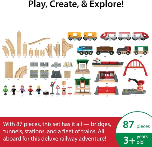 Miniatura 2 de Juego de ferrocarril de lujo Brio 33052