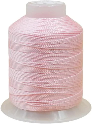 Miniatura 12 de Cuerda de seda torcida de poliéster de 0.039 in, 240 yardas, hilo de 3 capas para manualidades, macramé, colgantes, joyas, pulseras de la amistad