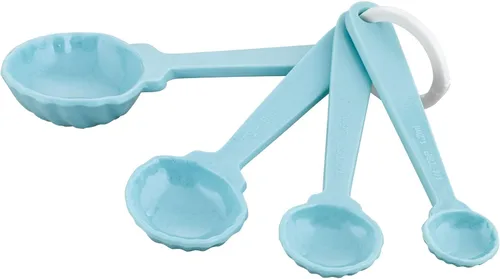 Miniatura 9 de UP ware - Juego de 4 cucharas medidoras de melamina líquida y seca multiusos para el hogar, herramientas esenciales para cocinar y hornear, cucharas