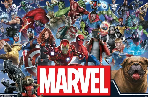 Miniatura 13 de Trends International Marvel Comics - Póster de pared de héroes del universo Marvel, 14.725 x 22.375 pulgadas, versión enmarcada de madera de granero
