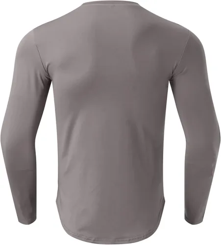 Miniatura 36 de Camisas de compresión atléticas de manga larga para hombre, capa base, camisa de entrenamiento atlético, camisas de compresión, camisetas deportivas
