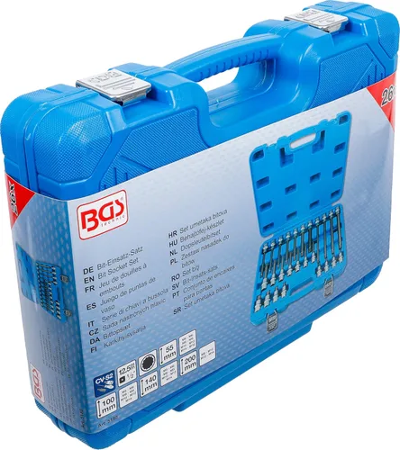 Miniatura 7 de BGS 5180 Juego de llaves de vaso Unidad de 0.492 in (1/2") Spline (para XZN) M4 - M16 26 uds.