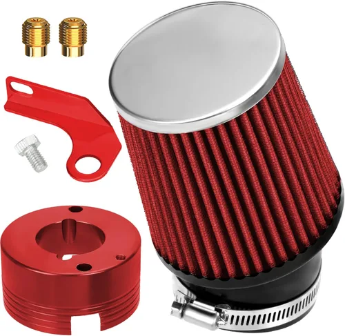 Miniatura 10 de YOXUFA 62mm Adaptador de Filtro de Aire de Bicicleta Mini Etapa 1 para Predator 301cc 420cc GX340 GX390 11 13Hp Motor Clon Go Kart Carritos de Golf