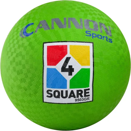 Miniatura 7 de Cannon Sports 4 bolas cuadradas para niños de 8.5 pulgadas, para kickball, balonmano y balón de dodgeball Azul