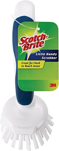 Miniatura 2 de Scotch-Brite Cepillo para ollas y sartenes, duradero y duradero con mango para fregar acero inoxidable, muebles de exterior y fregaderos sin