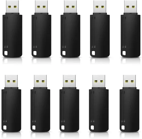 Miniatura 10 de KEXIN Memoria flash de 8 GB, 10 unidades de memoria USB 8G, memoria a granel con indicador LED, diseño de unidades flash en tapa a presión