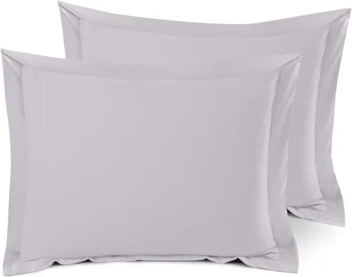 Miniatura 39 de Nestl Juego de 2 fundas tipo sham de almohada suaves - Fundas de almohada de microfibra de doble cepillado - Fundas de almohada de cama premium