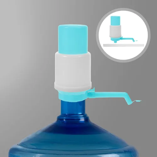 Miniatura 5 de jojofuny Bomba dispensadora de agua manual para botella de 1 galón, bomba de agua ligera portátil para acampar al aire libre, uso en casa y oficina