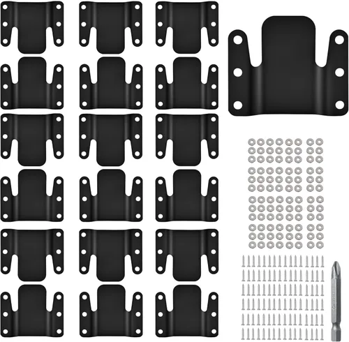 Miniatura 10 de Paquete de 2 tornillos conectores seccionales de sofá, conectores de sofá resistentes para seccionales, abrazaderas de sofá para hacer estancias