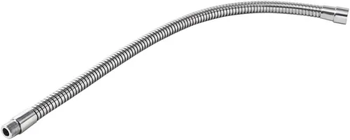 HONSETY - Cuello de cisne de 19 pulgadas para micrófono, manguera de metal universal multifunción para bricolaje, cromo Cromado