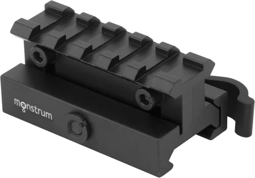 Monstrum Lockdown Series - Soporte elevador Picatinny de altura ajustable con liberación rápida | 2.5 pulgadas