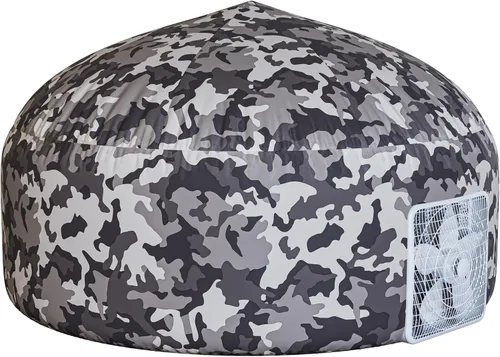 Skywin Tienda de campaña de camuflaje Shadow Fort Air para niños (77 x 50 pulgadas) se construye en 30 segundos, tiendas de campaña para niños