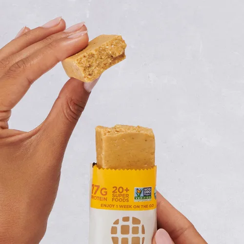 Miniatura 8 de Perfect Bar, Barra de Proteína de Mantequilla de Maní, Alta en Proteína, Orgánica, Sin Gluten, Sin Soja, Sin OGM, Sin Alcoholes de Azúcar, Barra