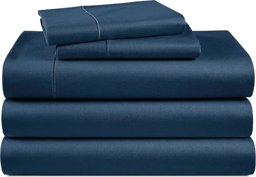 Miniatura 57 de Lane Linen Sábanas 100% de algodón egipcio, tamaño King, naturalmente transpirables y duraderas, cómodas para el invierno, ultra suaves, comodidad