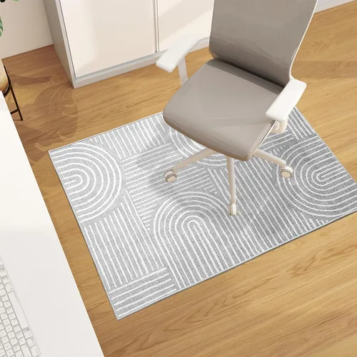 Miniatura 38 de chakme Tapete para silla de oficina para suelo de madera dura, 48 x 36 pulgadas, protector de escritorio de computadora de fácil deslizamiento