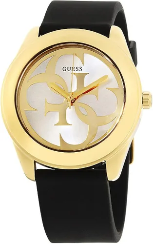 Miniatura 4 de GUESS Reloj analógico de cuarzo para mujer con correa de silicona W0911L3 negro pulsera Negro - Pulsera