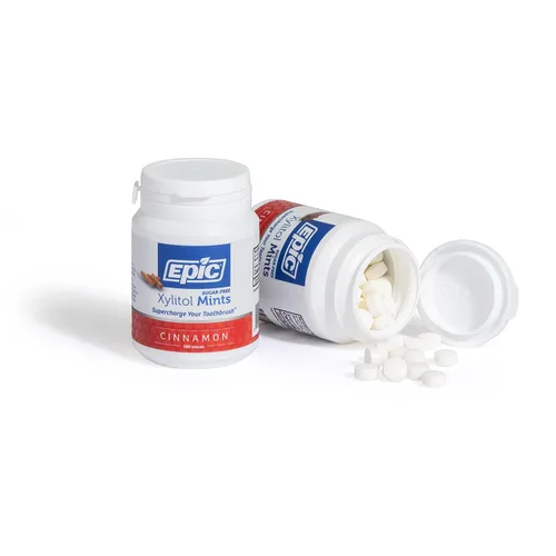 Miniatura 8 de Epic Mentas 100% xilitol, sin aspartamo, sin azúcar, mentas con sabor a canela, 180 piezas (paquete de 2)