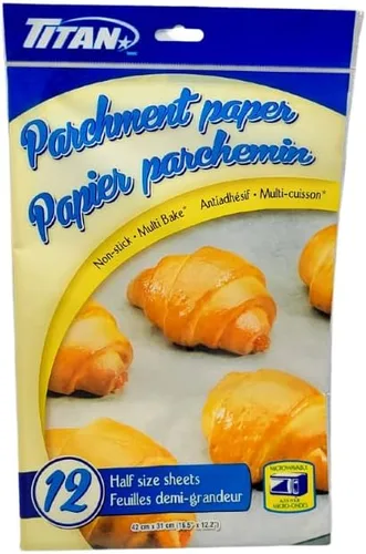 Hojas de papel pergamino blanco para hornear, papel pergamino antiadherente para hornear, asar a la parrilla, cocinar, cocinar al vapor y freidora