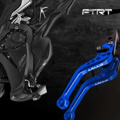 Miniatura 6 de Palancas cortas de embrague de freno compatibles con MT-07 FZ-07 MT-09 FZ-09 2014-2020/ XJ6 Diversion 2004-2015/ FZS1000 FZ1 FAZER 06-15/ FZ6R Azul