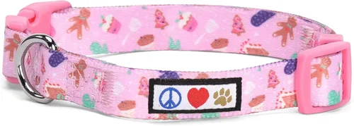 Miniatura 9 de Collar para mascotas Pawtitas, de 6 pies, suave, ajustable, color sólido, de nailon. El collar y arnés a juego para perros y cachorros, se venden