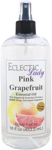 Miniatura 7 de Eclectic Lady Spray corporal de pomelo rosa, doble fuerza, 4 onzas, espray corporal para mujeres con fragancia limpia, ligera y suave, colonia