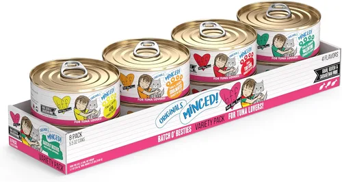 Miniatura 24 de Weruva BFF - Comida húmeda natural picada para gatos, atún y tilapia en pareja en gelatina, lata de 3 oz, paquete de 24