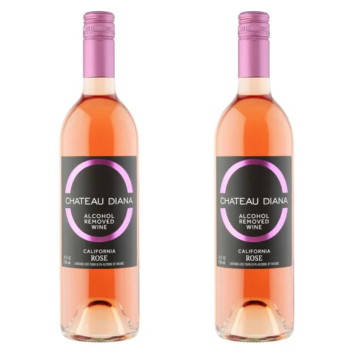 Miniatura 4 de Chateau Diana Zero - Alcohol Removed California Rose Wine (1x 750 ml.)