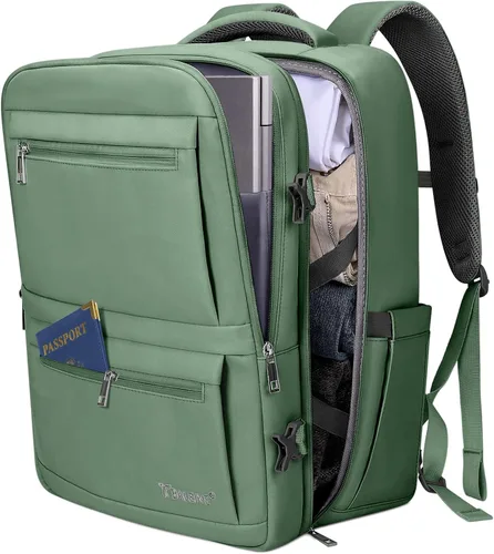 Miniatura 11 de BALEINE Mochila de Viaje para Mujeres y Hombres, Mochila Grande y Resistente de Equipaje de Mano para Laptop, Regalos para Negocios, Casual, Viajes