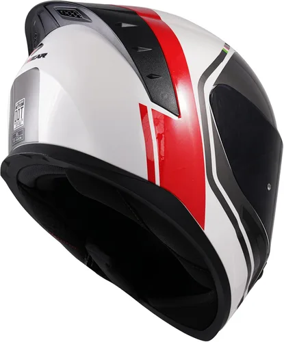 Miniatura 8 de Casco de motocicleta de cara completa, cascos para motocicleta de adultos, MG611, casco de motocicleta de carreras de calle con visera negra