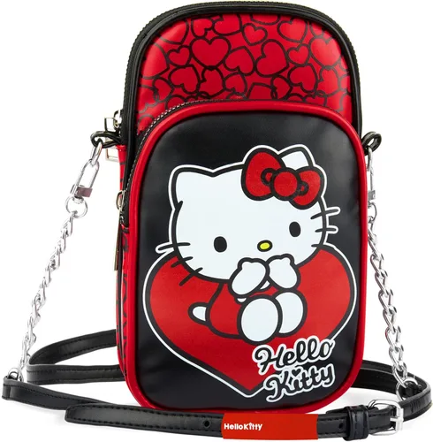 Miniatura 9 de Get Trend Bolsa cruzada para teléfono para niñas, pequeña bolsa de hombro para viajes, escuela, regalos para niñas Kuromi negro