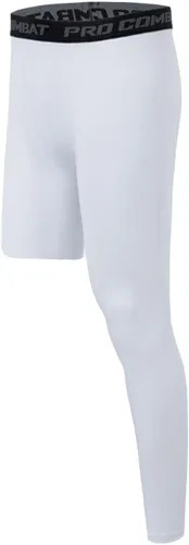Miniatura 3 de Medias de compresión de una pierna pantalones largos de baloncesto deportes capa base ropa interior activa apretado