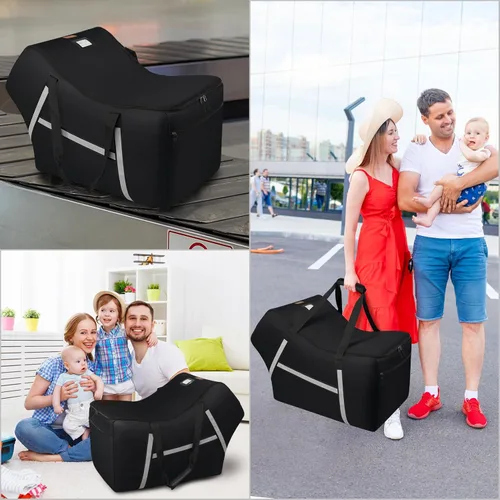 Miniatura 6 de Bolsa de viaje para asiento de automóvil infantil para avión, compatible con todos los asientos y bases de automóvil Nuna Pipa, Chicco KeyFit 30