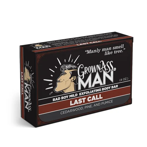 Miniatura 4 de Grown Ass Man Co. Paquete de baño completo para hombres, barra de champú, barra acondicionadora y barra corporal, rica espuma con aceites naturales